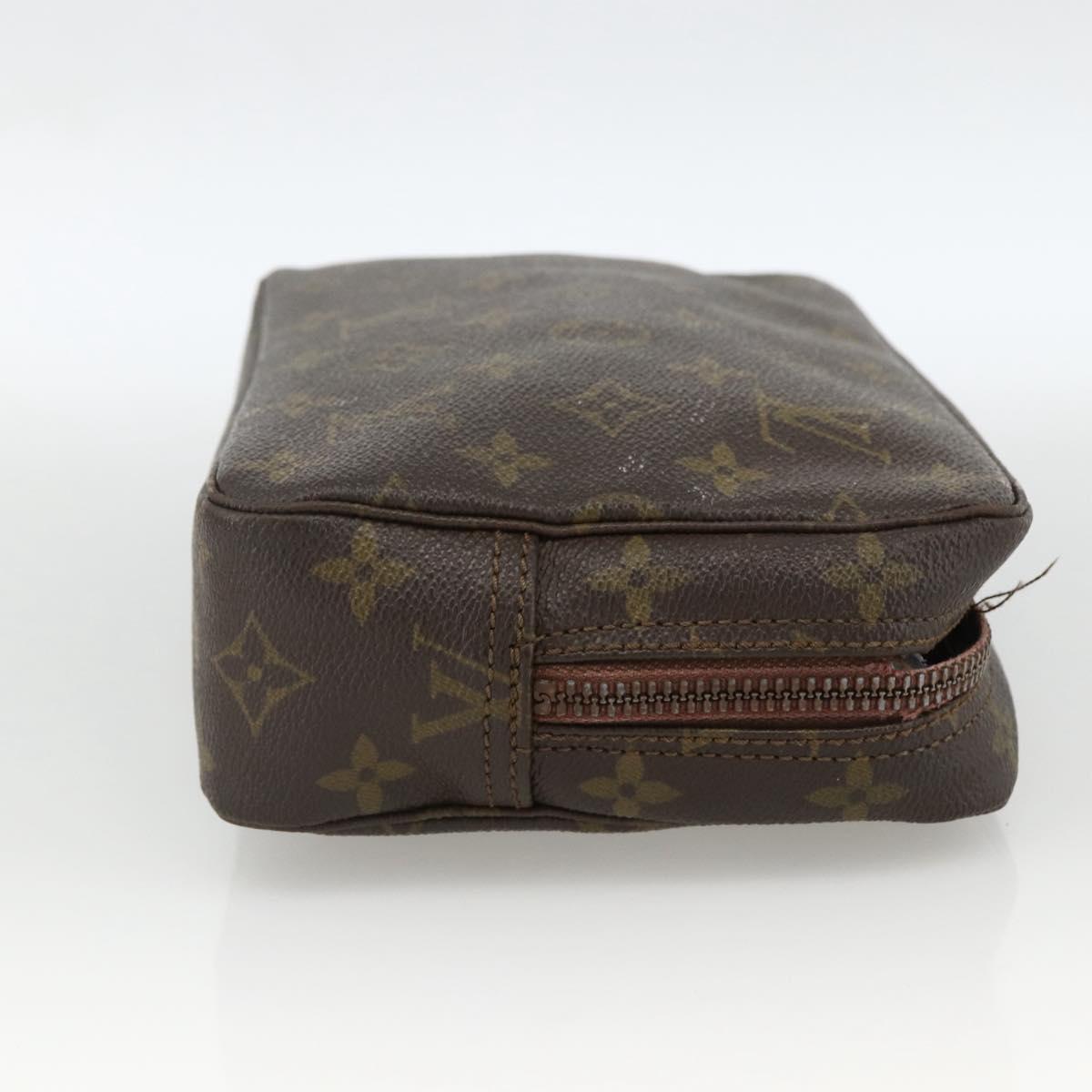 LOUIS VUITTON Monogram Trousse Toilette 23 Clutch Bag M47524 LV Auth BSZ391