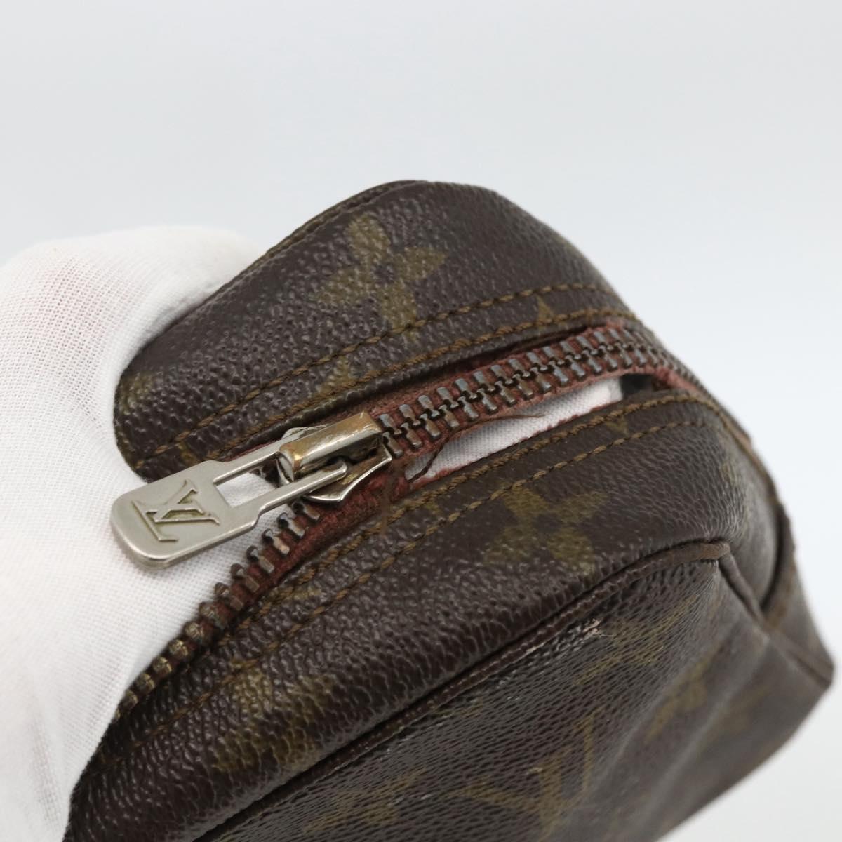 LOUIS VUITTON Monogram Trousse Toilette 23 Clutch Bag M47524 LV Auth BSZ391