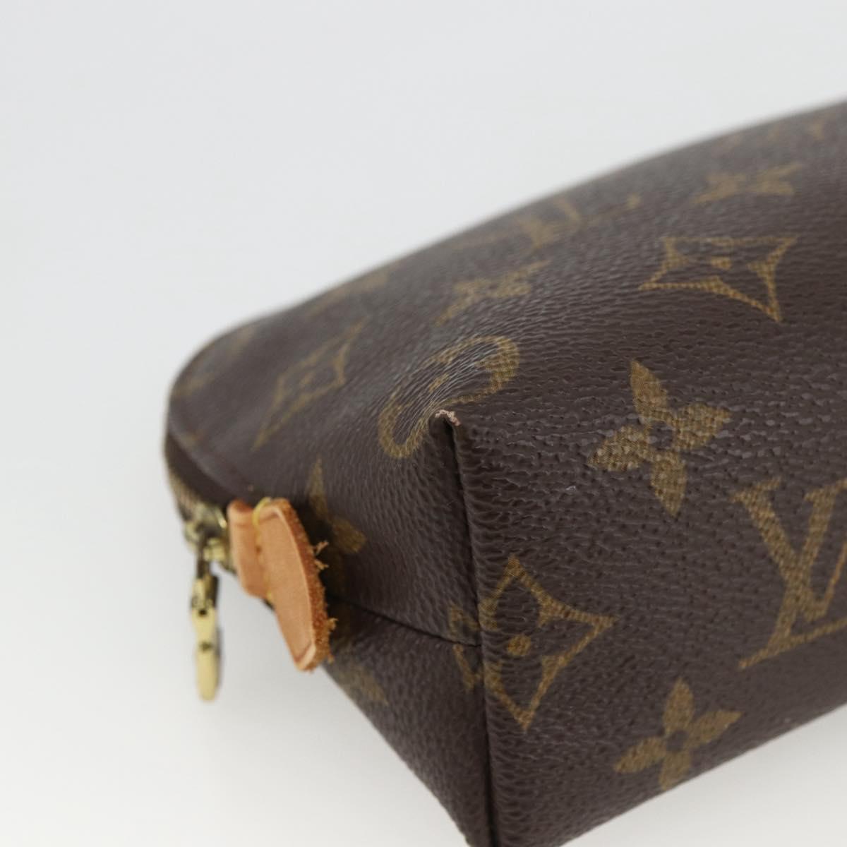 LOUIS VUITTON Monogram Pochette Cosmetic PM Pouch M43998 LV Auth BSZ392