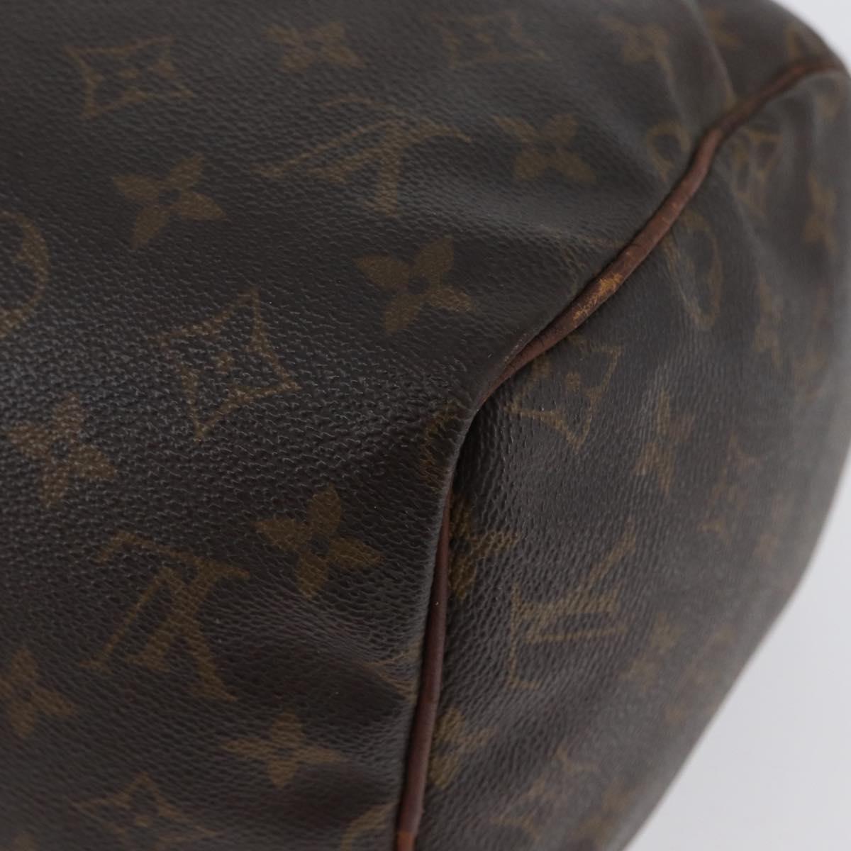LOUIS VUITTON Monogram Speedy 30 Hand Bag M41526 LV Auth BSZ394