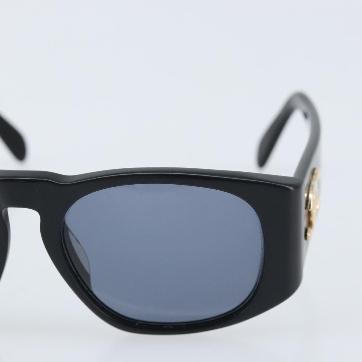 CHANEL Sunglasses plastic Black CC Auth BSZ412V