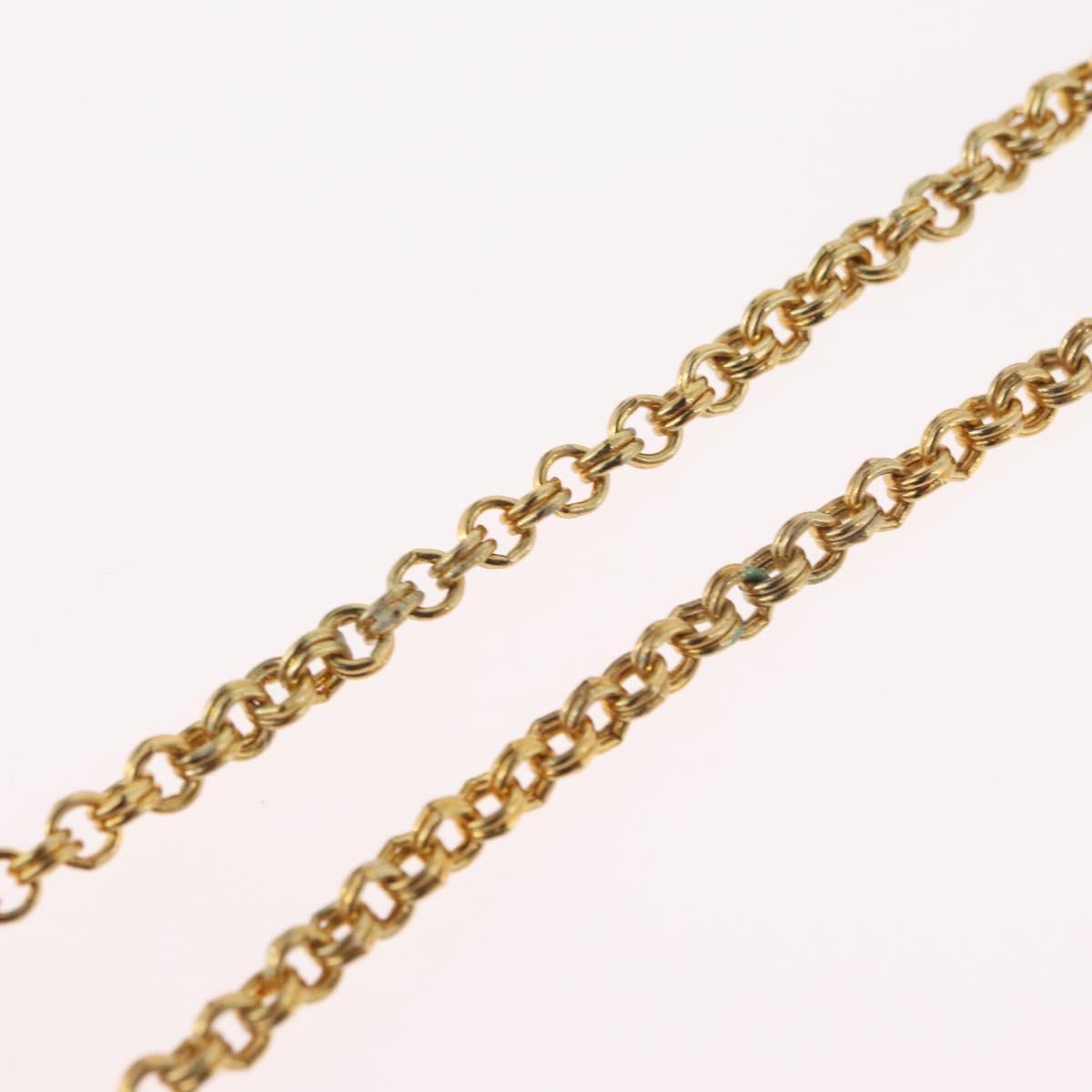 Christian Dior Necklace metal Gold Auth BSZ414V