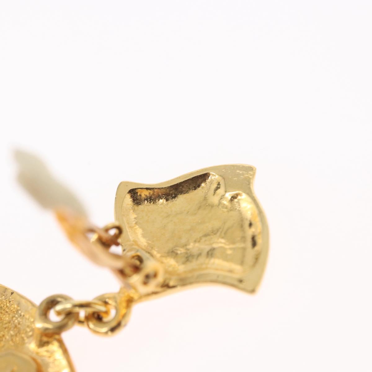 SAINT LAURENT Earring Earring metal Gold Auth BSZ416V