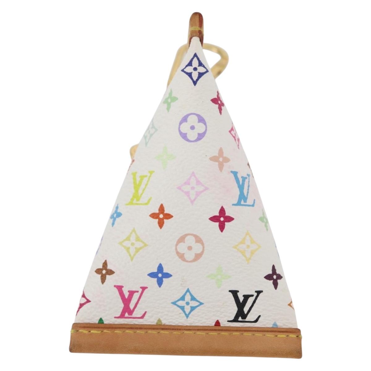 LOUIS VUITTON Monogram Multicolor Berlango Coin Purse White M58028 Auth BSZ417V
