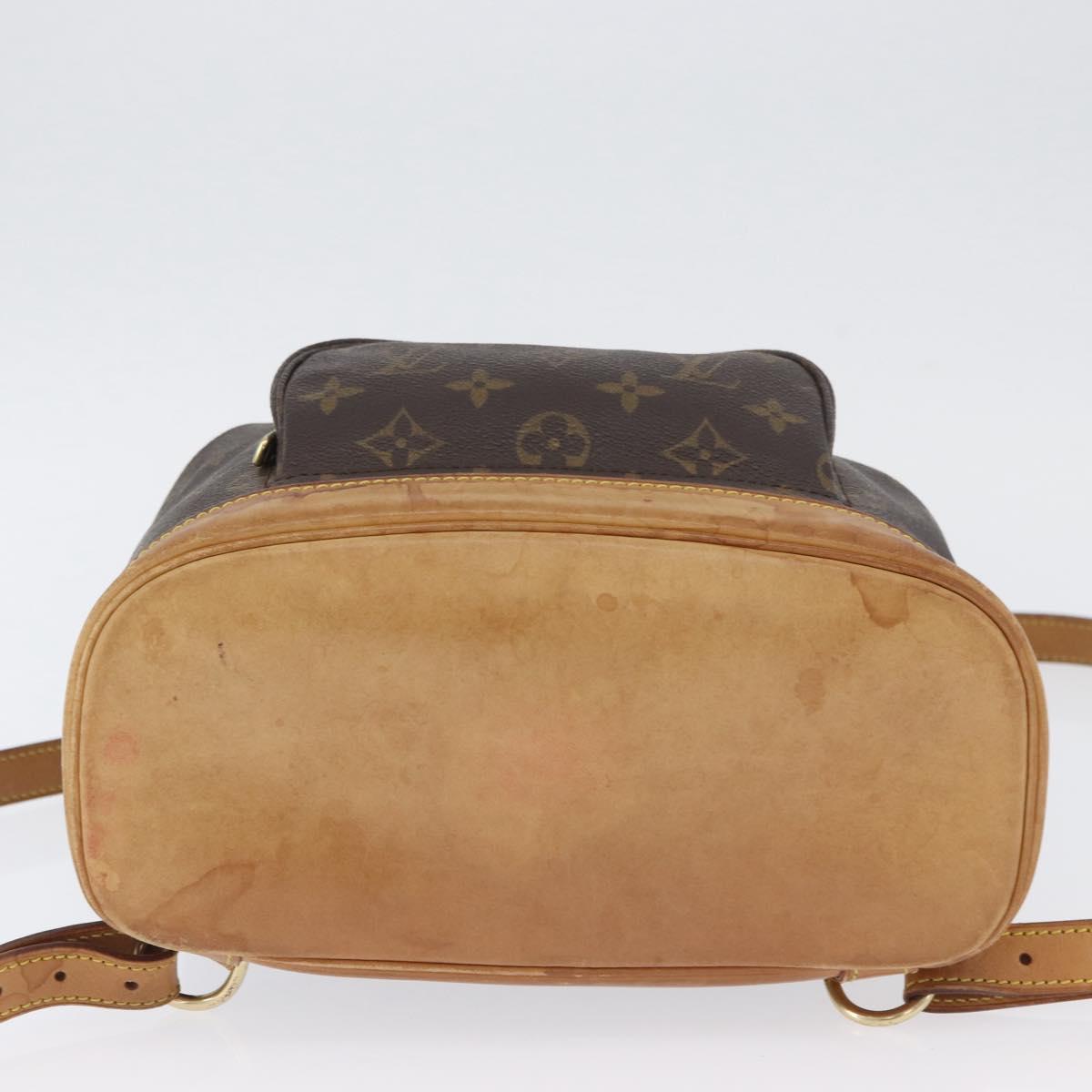 LOUIS VUITTON Monogram Montsouris MM Backpack M51136 LV Auth BSZ470