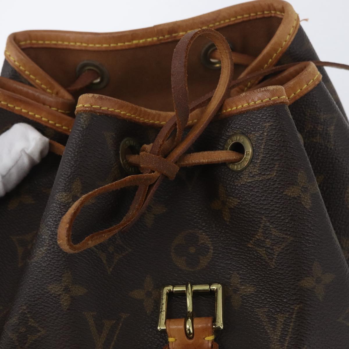 LOUIS VUITTON Monogram Montsouris MM Backpack M51136 LV Auth BSZ470