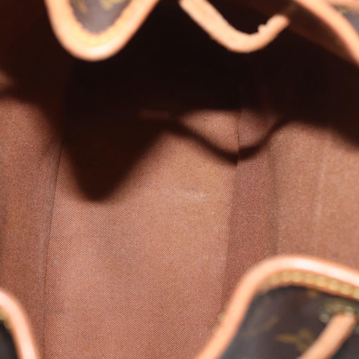 LOUIS VUITTON Monogram Montsouris MM Backpack M51136 LV Auth BSZ470