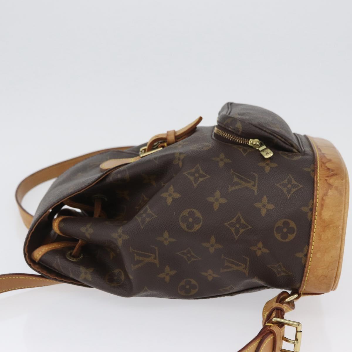 LOUIS VUITTON Monogram Montsouris MM Backpack M51136 LV Auth BSZ470