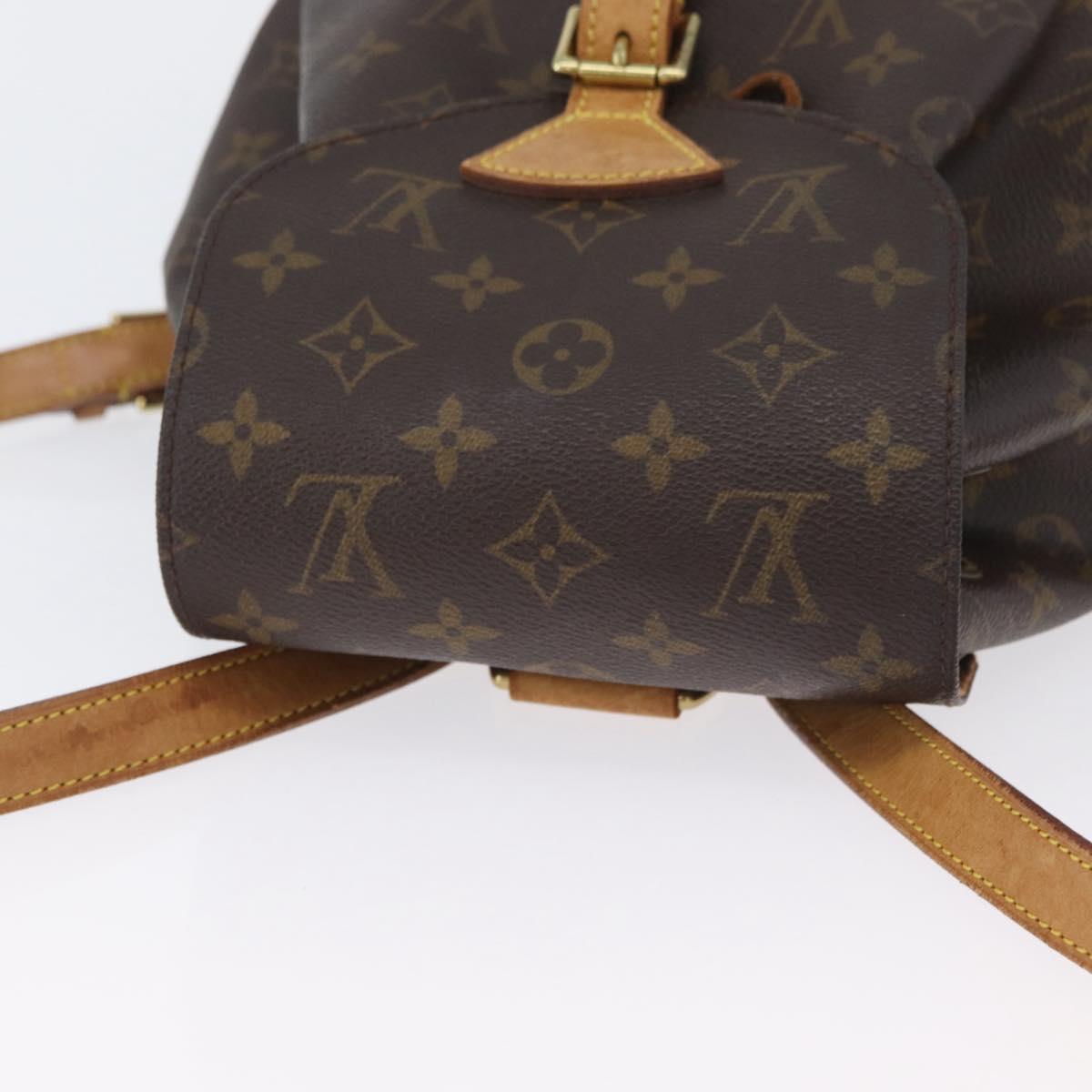 LOUIS VUITTON Monogram Montsouris MM Backpack M51136 LV Auth BSZ470
