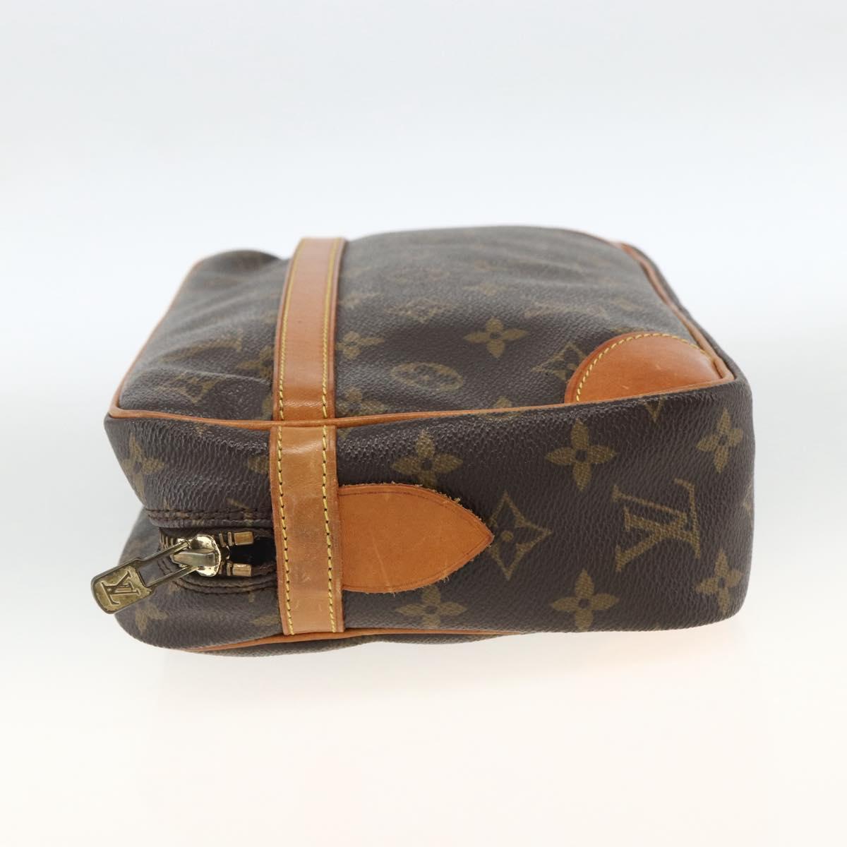 LOUIS VUITTON Monogram Compiegne 28 Clutch Bag M51845 LV Auth BSZ477