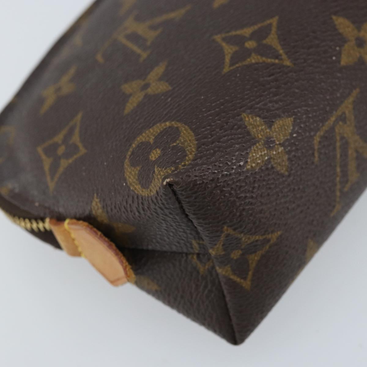 LOUIS VUITTON Monogram Pochette Cosmetic PM Pouch M43998 LV Auth BSZ479