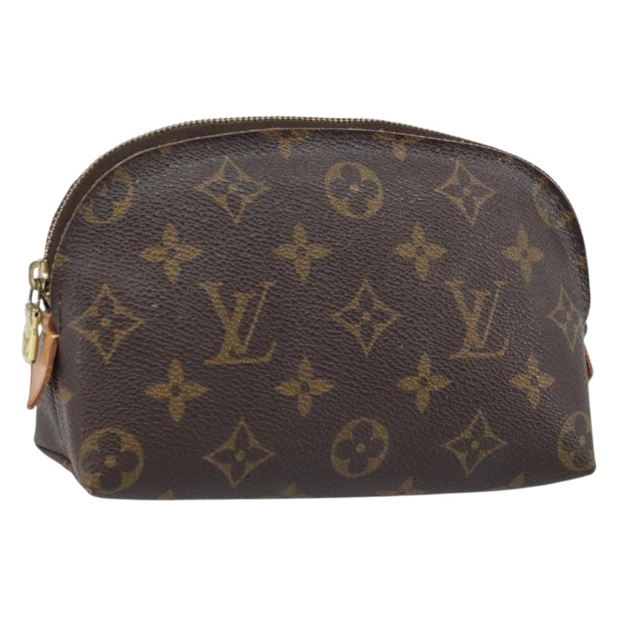 LOUIS VUITTON Monogram Pochette Cosmetic PM Pouch M43998 LV Auth BSZ479