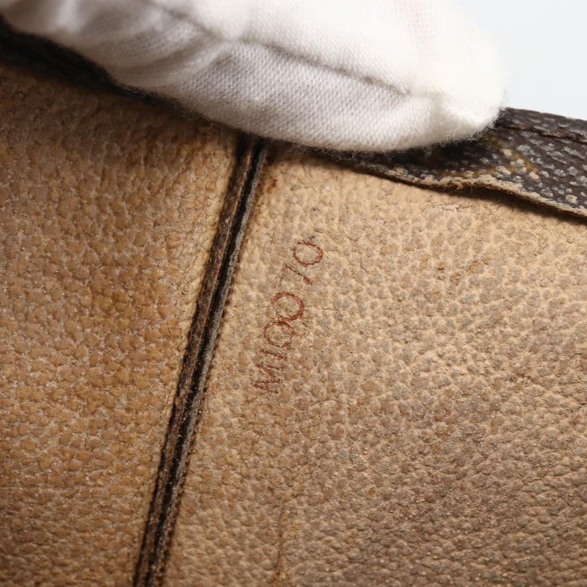 LOUIS VUITTON Monogram Sac Plat Hand Bag M51140 LV Auth BSZ481