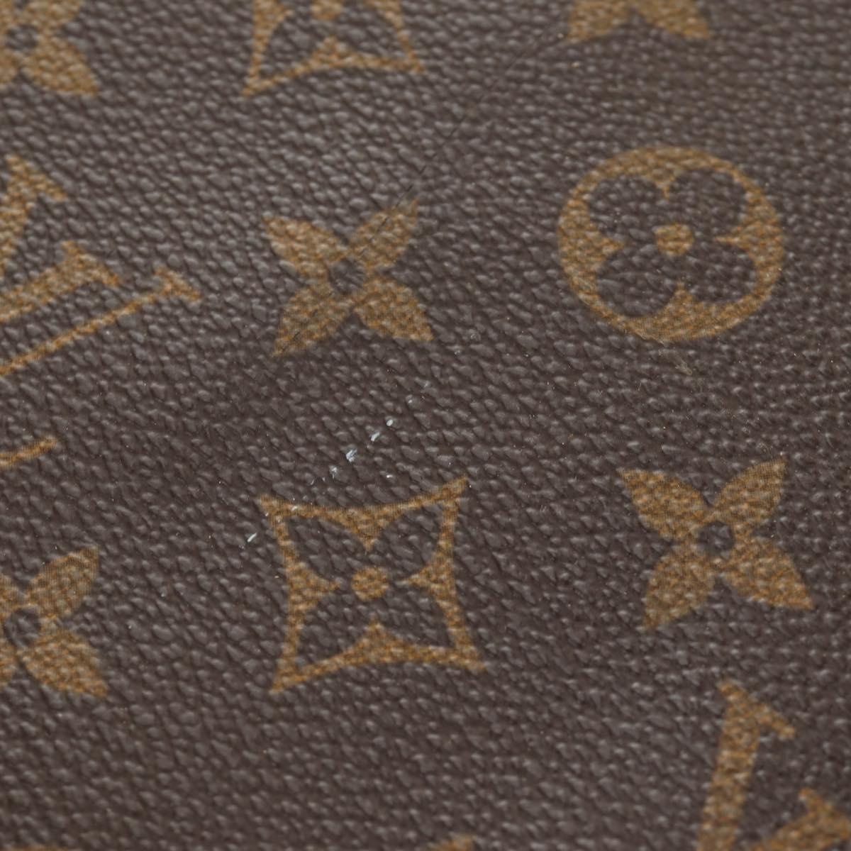 LOUIS VUITTON Monogram Sac Plat Hand Bag M51140 LV Auth BSZ481