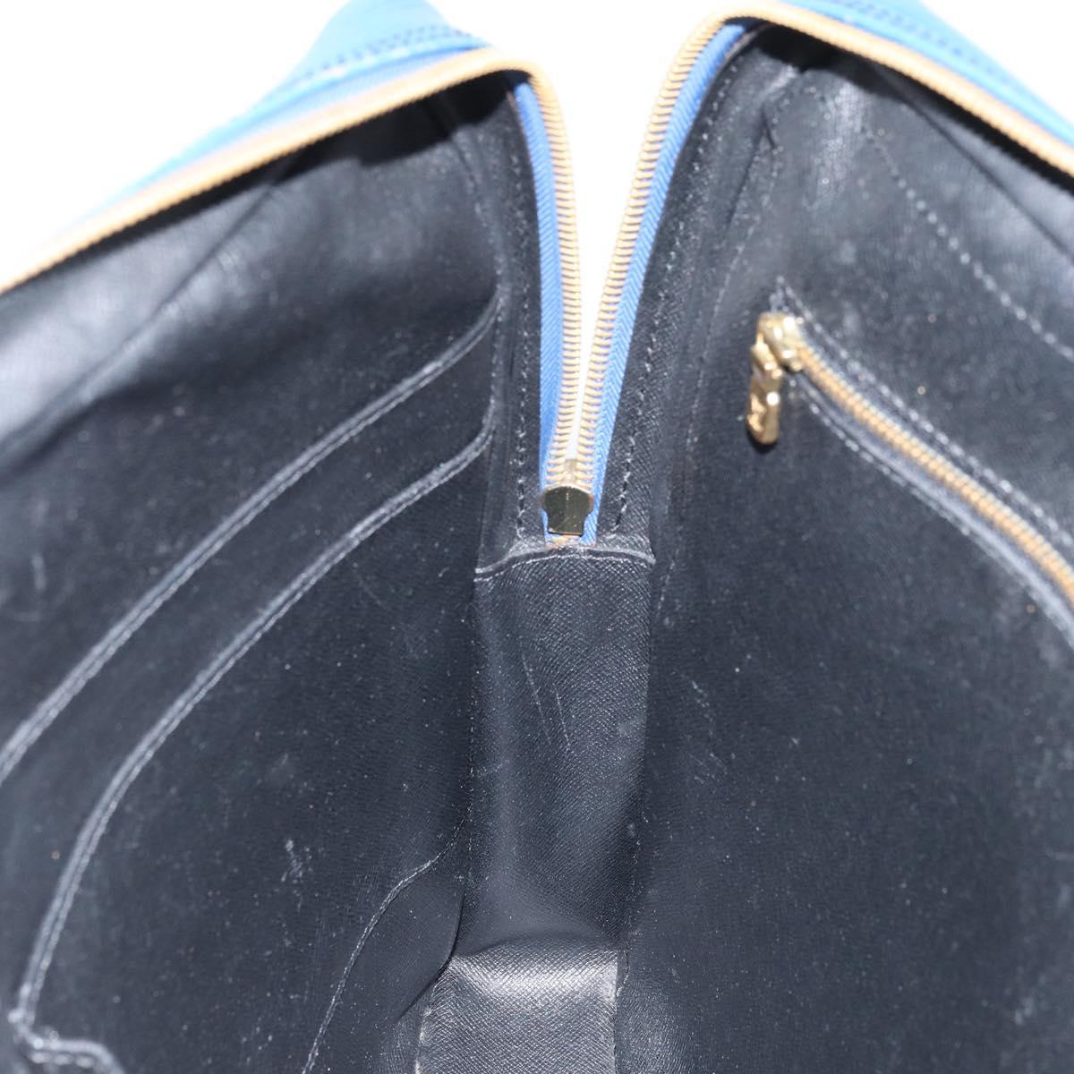 LOUIS VUITTON Epi Porte Documents Voyage Business Bag Blue M41144 LV Auth BSZ487