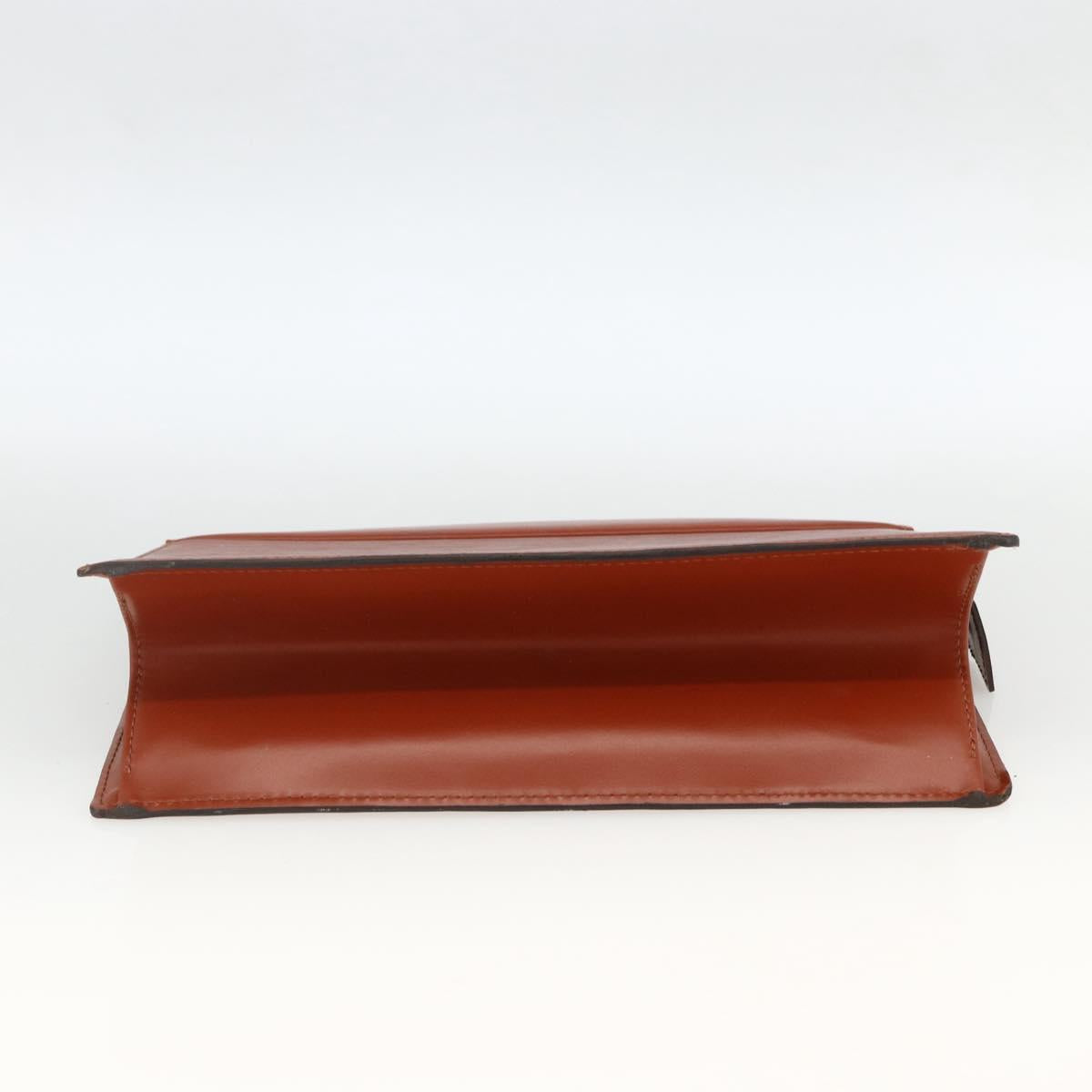 LOUIS VUITTON Epi Trousse Crete Pouch Brown M48403 LV Auth BSZ488