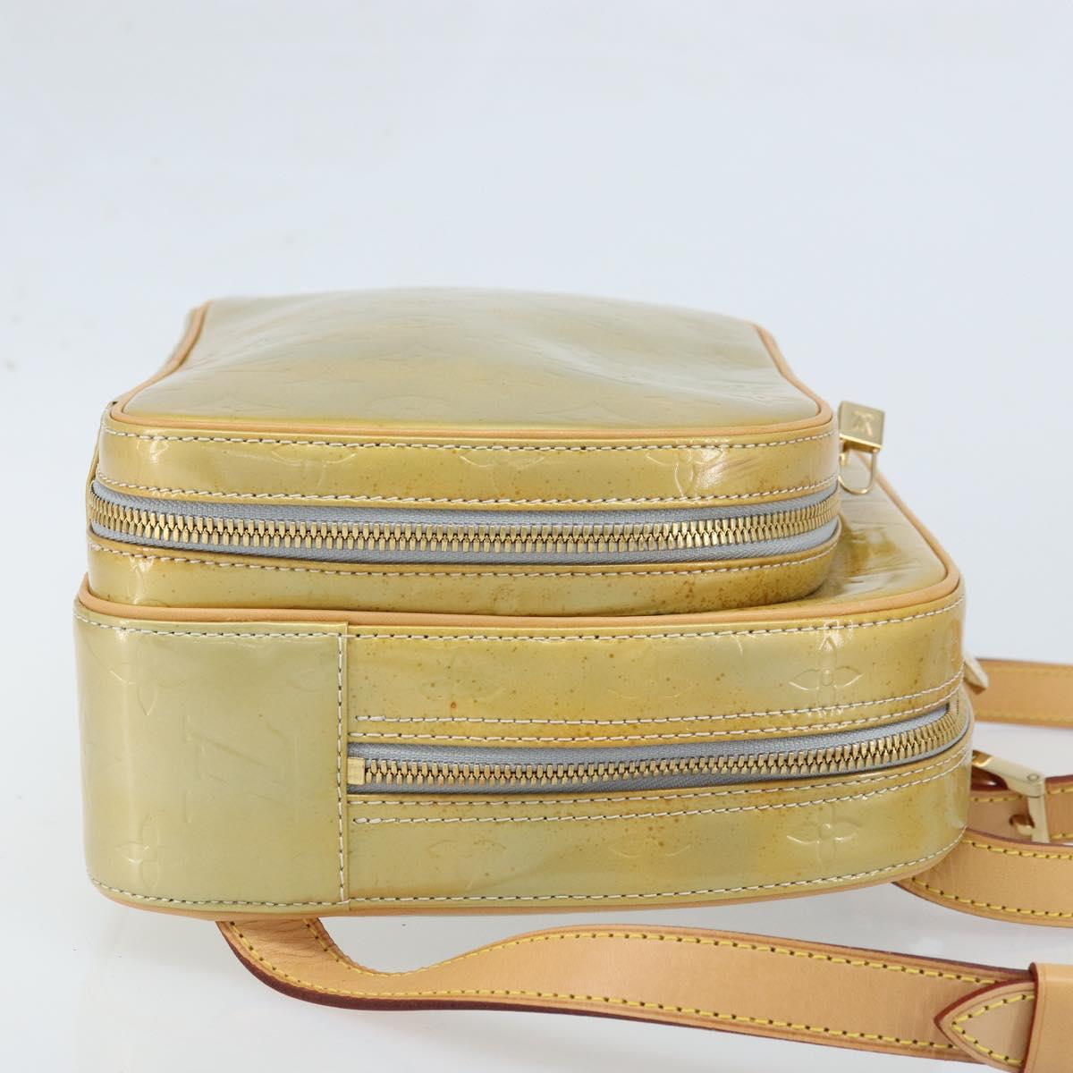 LOUIS VUITTON Monogram Vernis Marley Backpack Gris M91038 LV Auth BSZ489