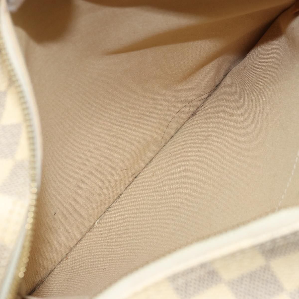 LOUIS VUITTON Damier Azur Naviglio Shoulder Bag N51189 LV Auth BSZ491