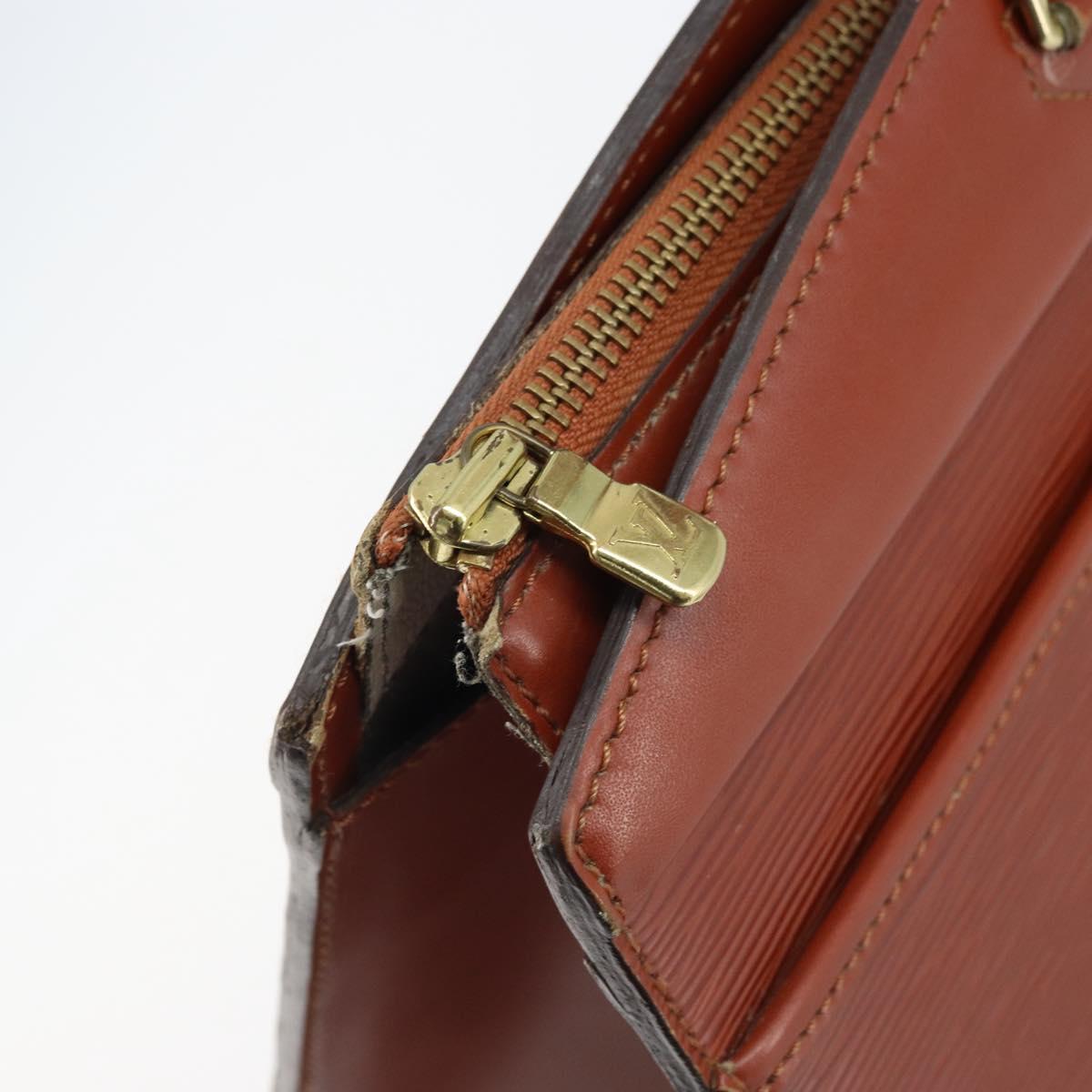 LOUIS VUITTON Epi Riviera Hand Bag Brown M48183 LV Auth BSZ518