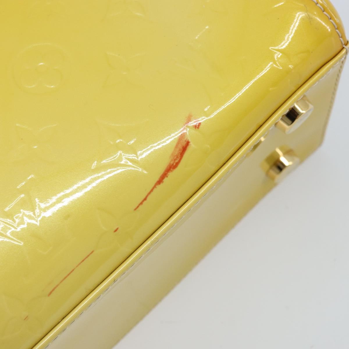 LOUIS VUITTON Monogram Vernis Blair MM Bag 2way Broncorail M91456 LV Auth BSZ521