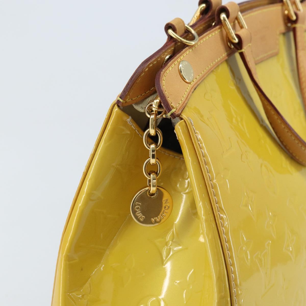 LOUIS VUITTON Monogram Vernis Blair MM Bag 2way Broncorail M91456 LV Auth BSZ521