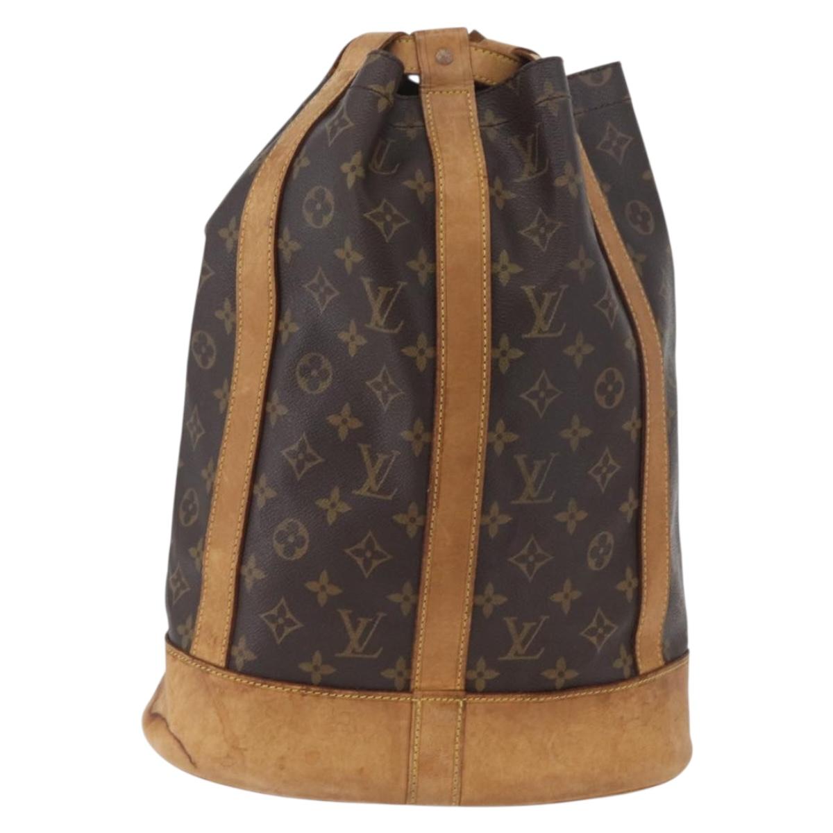 LOUIS VUITTON Monogram Randonnee PM Shoulder Bag M42243 LV Auth BSZ526