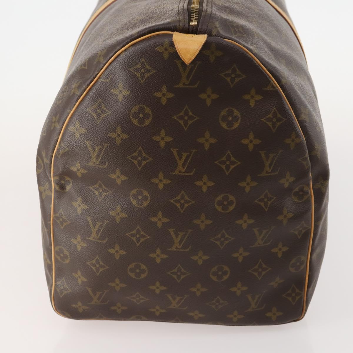 LOUIS VUITTON Monogram Keepall 60 Boston Bag M41422 LV Auth BSZ530
