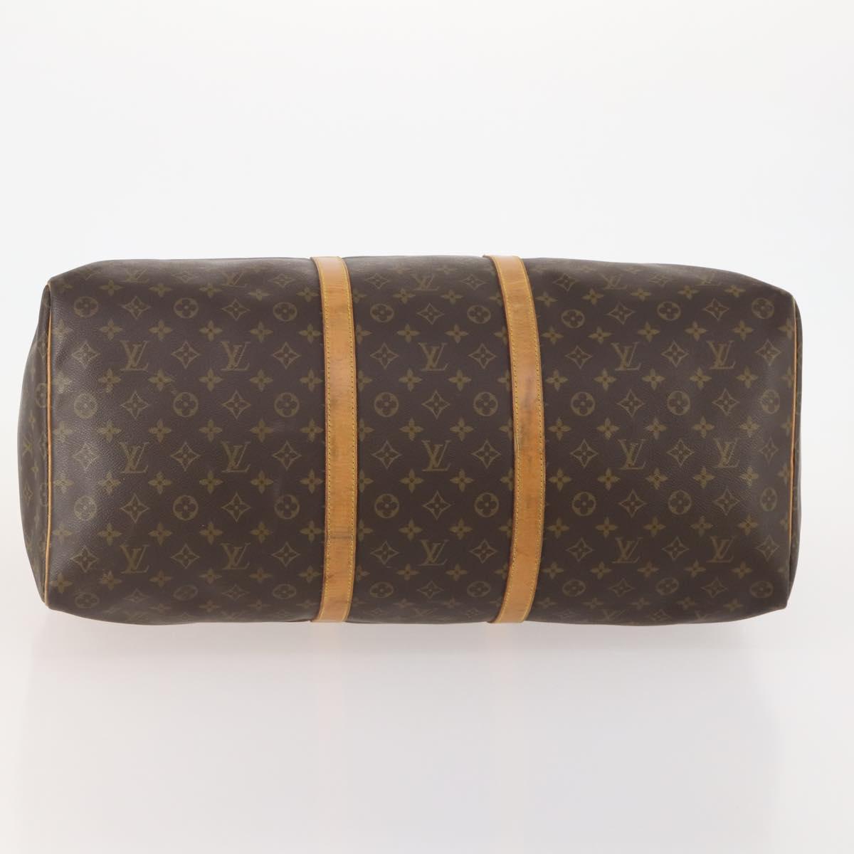 LOUIS VUITTON Monogram Keepall 60 Boston Bag M41422 LV Auth BSZ530