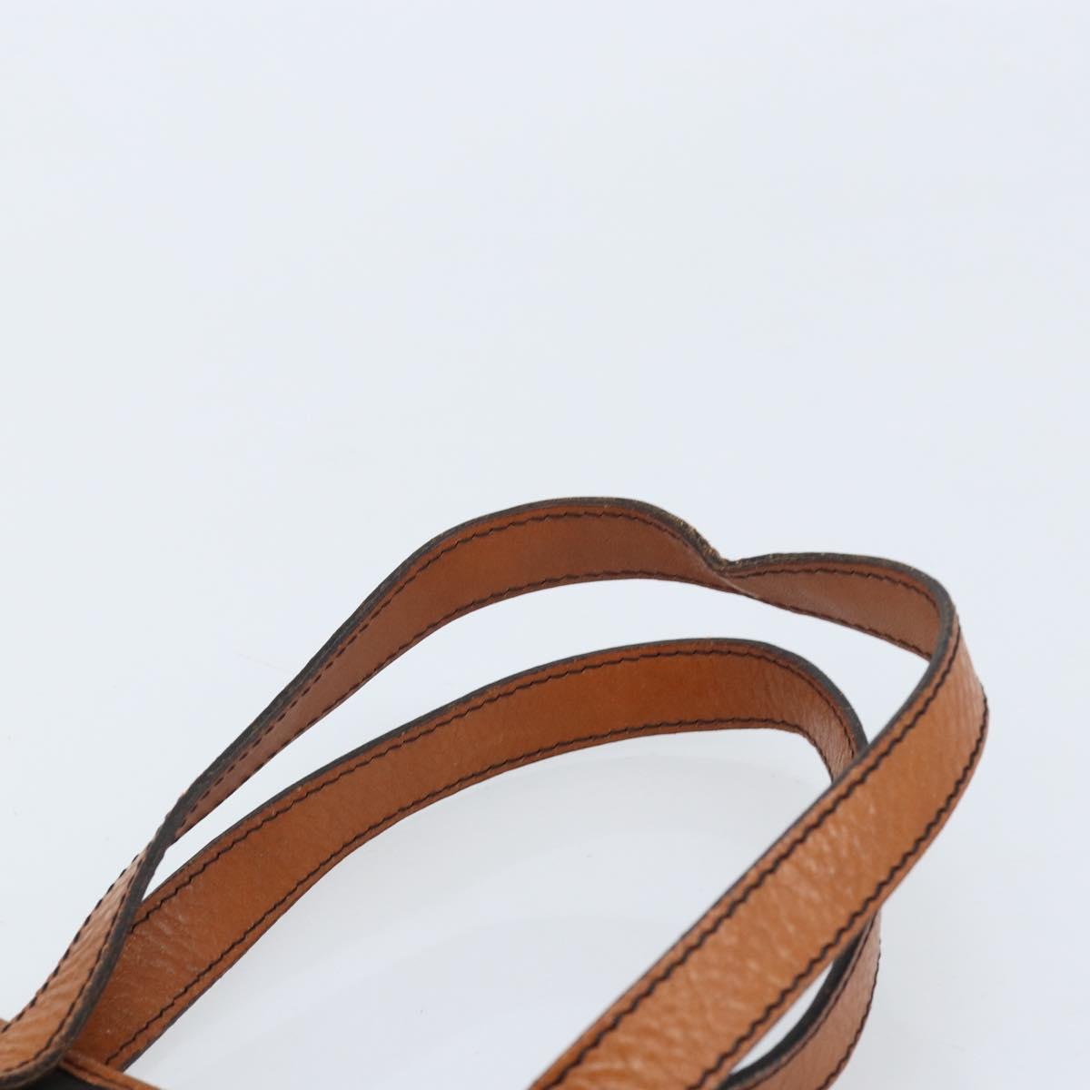 FENDI Zucca Canvas Tote Bag Black Brown Auth BSZ547A