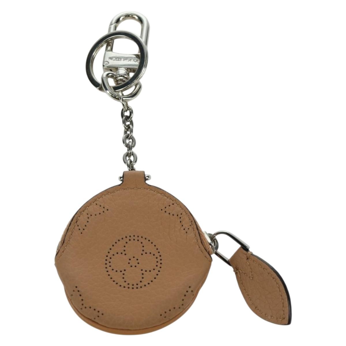 LOUIS VUITTON Mahina Porte Cles Flight Mode Pouch Charm M00542 LV Auth BSZ557M