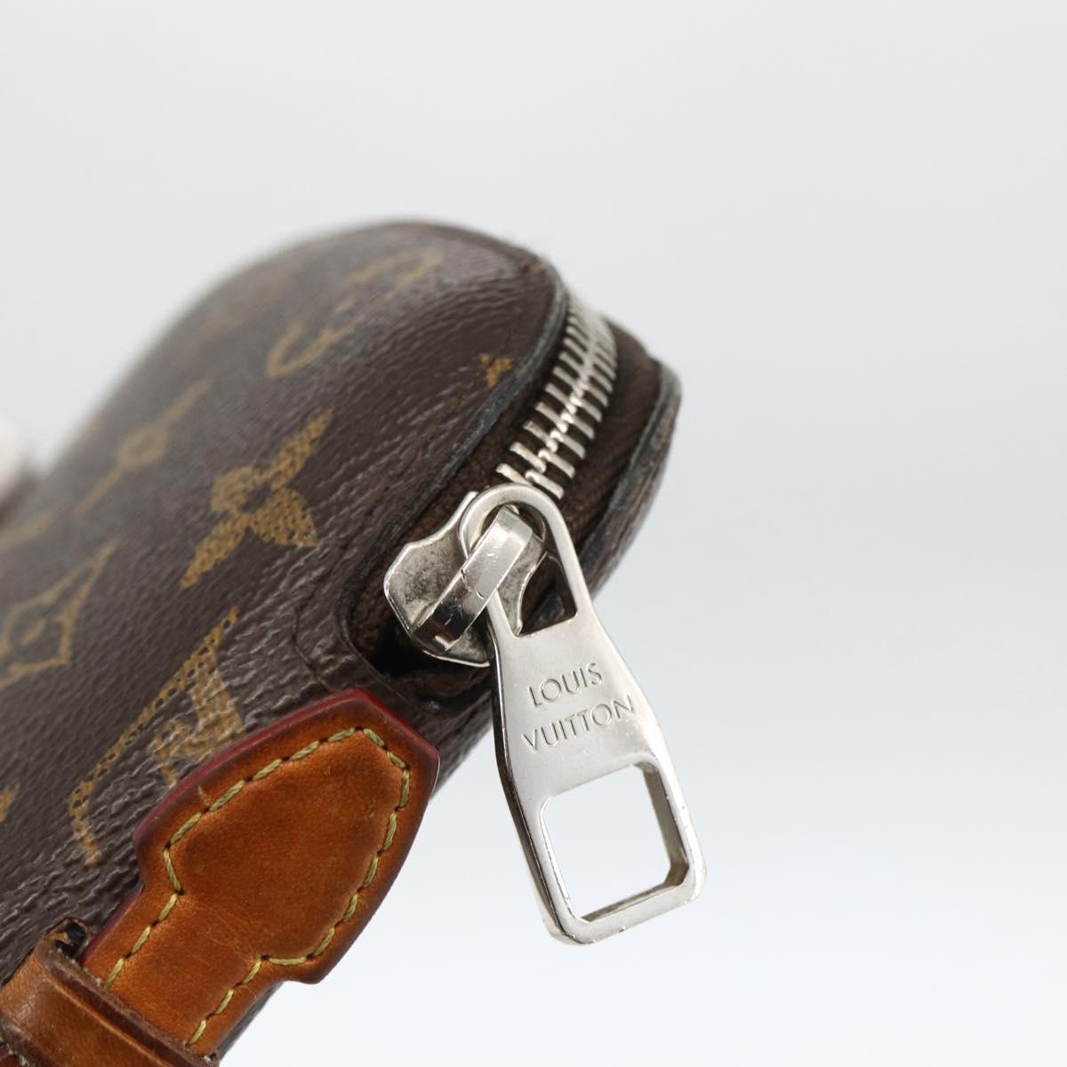 LOUIS VUITTON Monogram V line Atoll Travel Case Blue M61172 LV Auth BSZ564