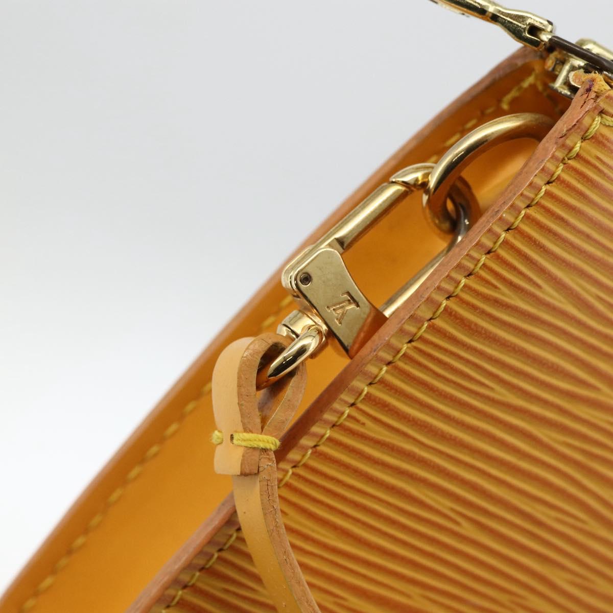 LOUIS VUITTON Epi Pochette Accessoires Pouch Yellow M52949 LV Auth BSZ566