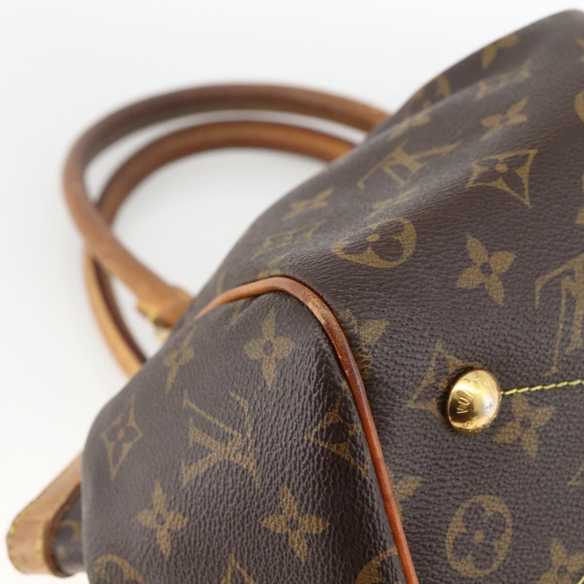 LOUIS VUITTON Monogram Tivoli PM Hand Bag M40143 LV Auth BSZ582