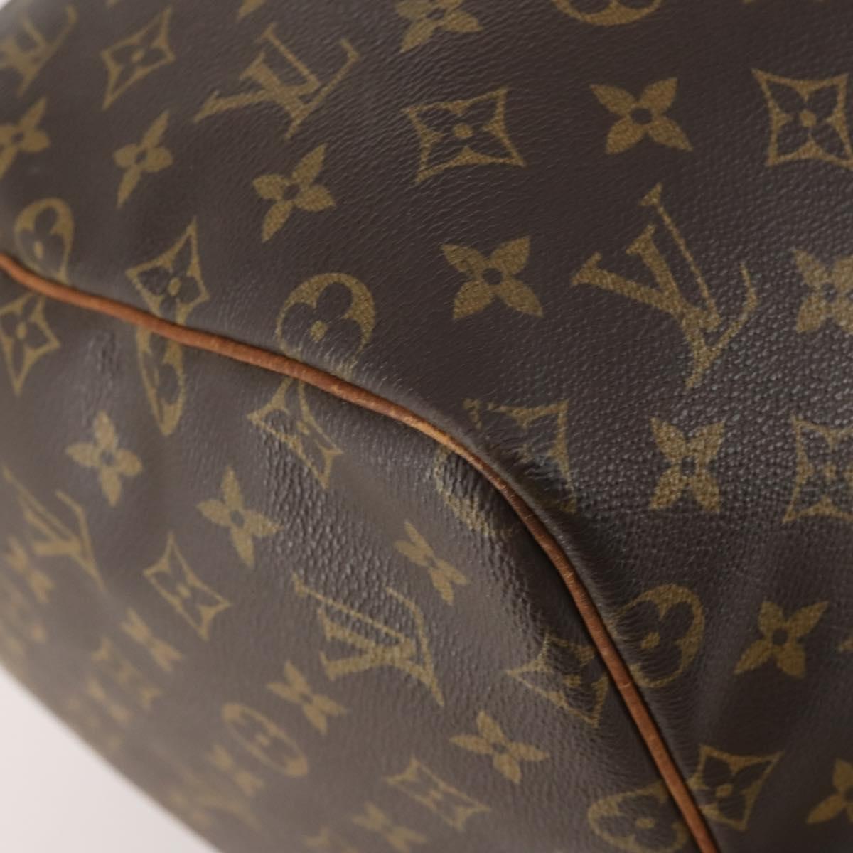 LOUIS VUITTON Monogram Keepall 55 Boston Bag M41424 LV Auth BSZ585