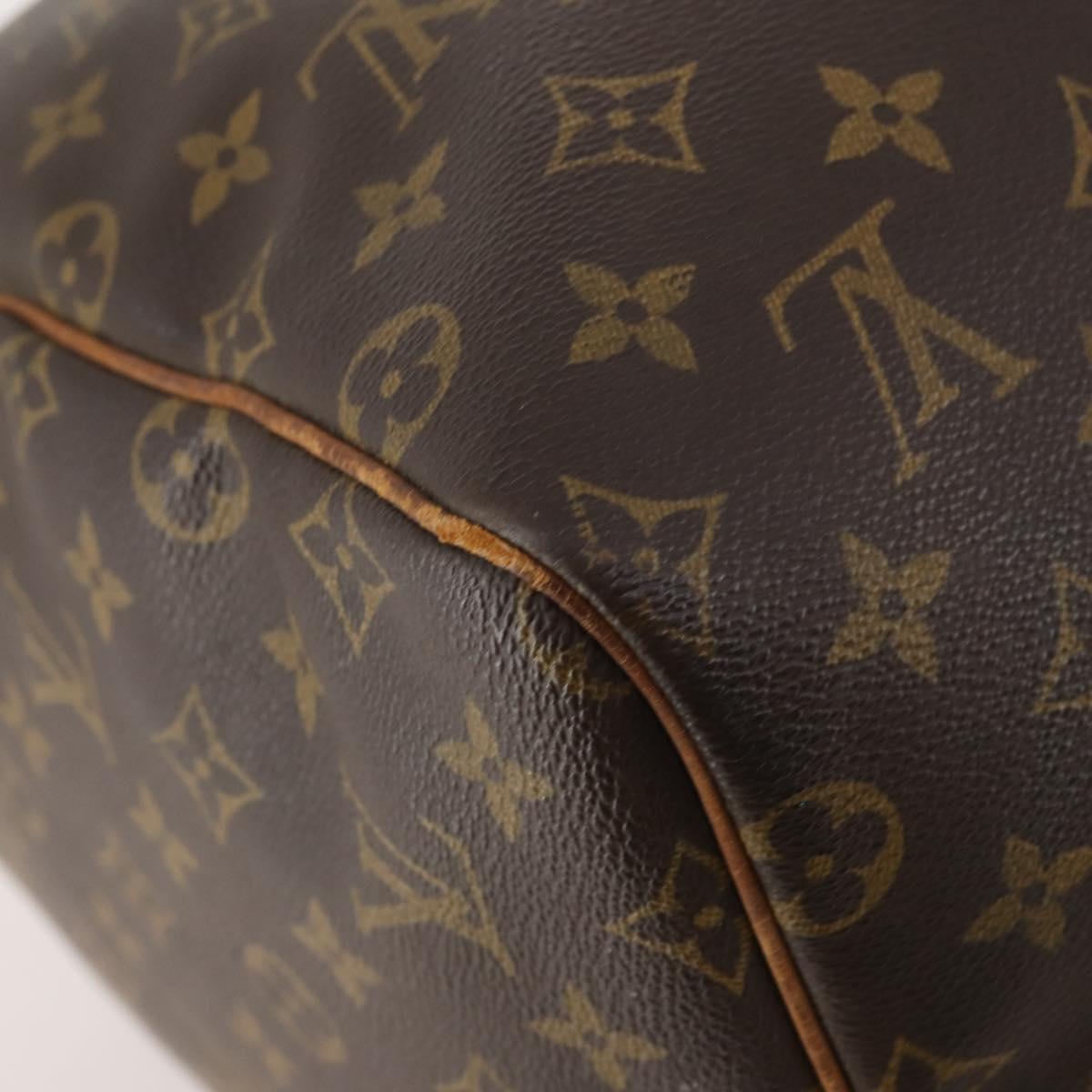 LOUIS VUITTON Monogram Keepall 55 Boston Bag M41424 LV Auth BSZ585