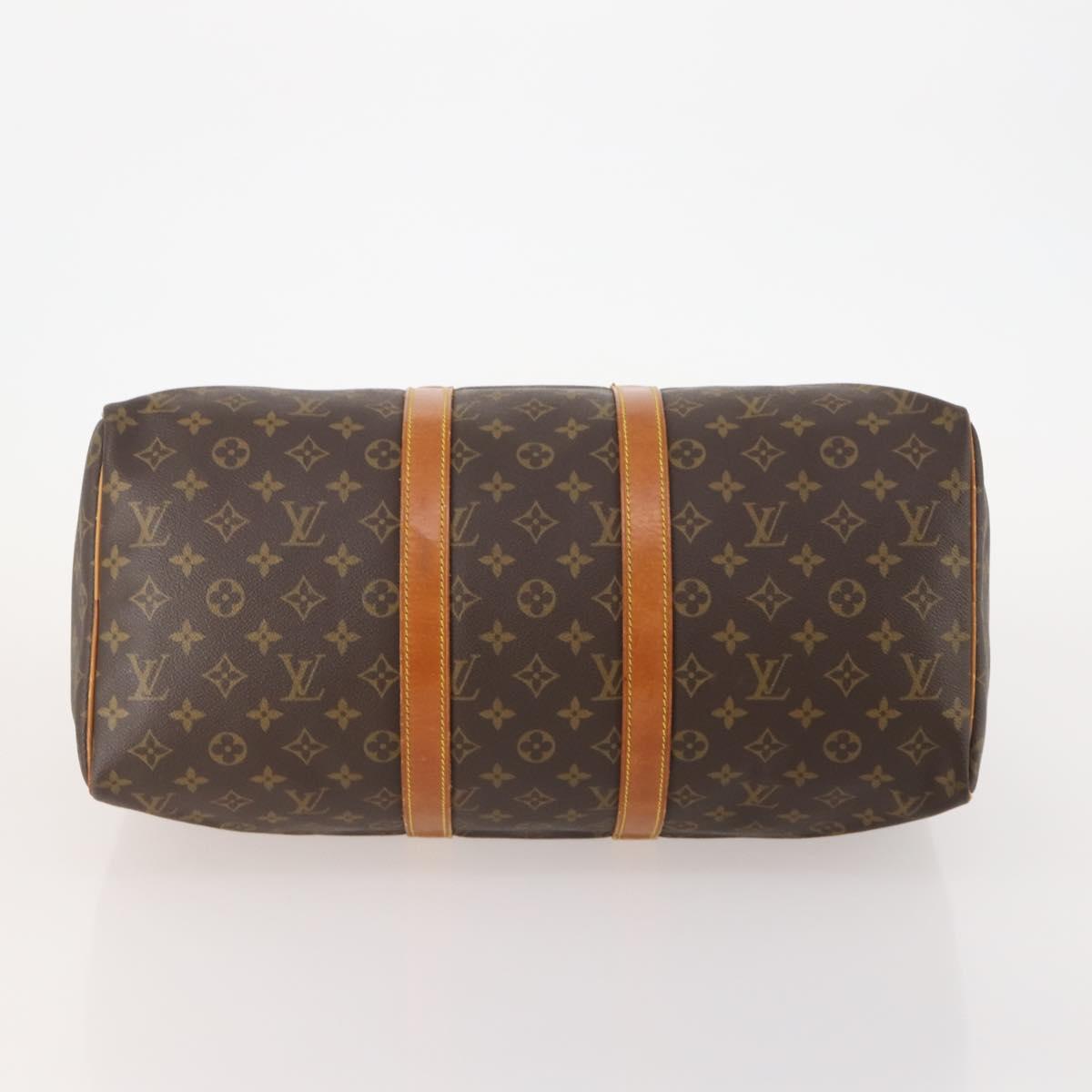 LOUIS VUITTON Monogram Keepall 45 Boston Bag M41428 LV Auth BSZ586