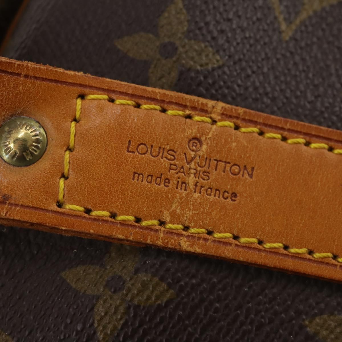 LOUIS VUITTON Monogram Keepall Bandouliere 50 Boston Bag M41416 LV Auth BSZ588