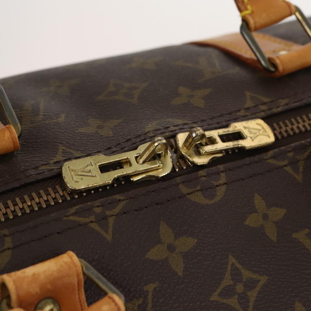 LOUIS VUITTON Monogram Keepall Bandouliere 50 Boston Bag M41416 LV Auth BSZ588