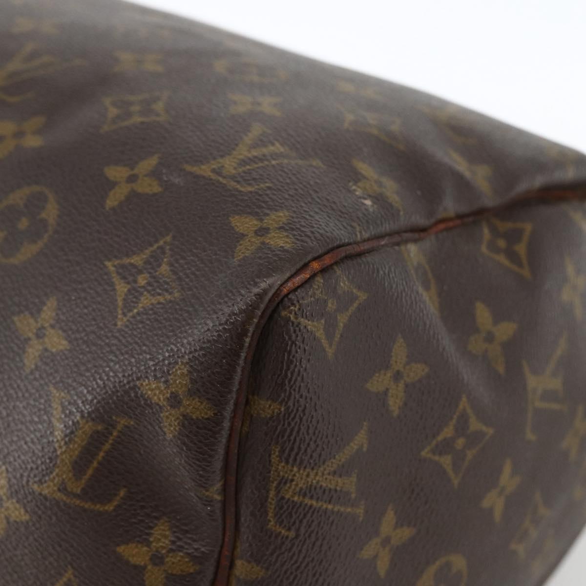 LOUIS VUITTON Monogram Speedy 30 Hand Bag M41526 LV Auth BSZ595