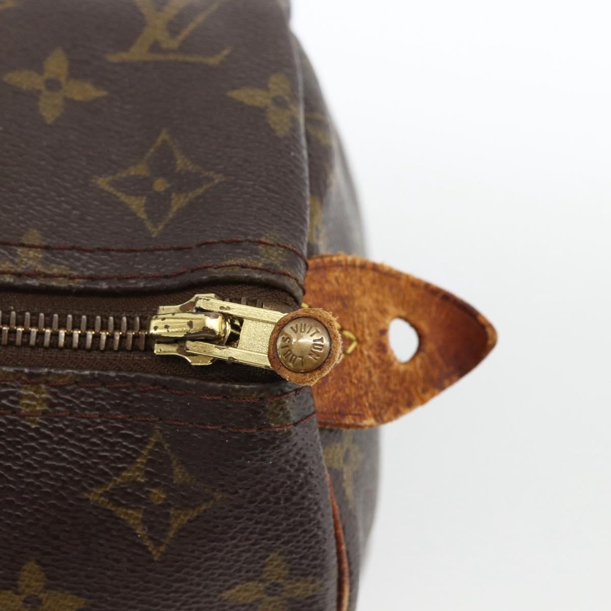LOUIS VUITTON Monogram Speedy 30 Hand Bag M41526 LV Auth BSZ595
