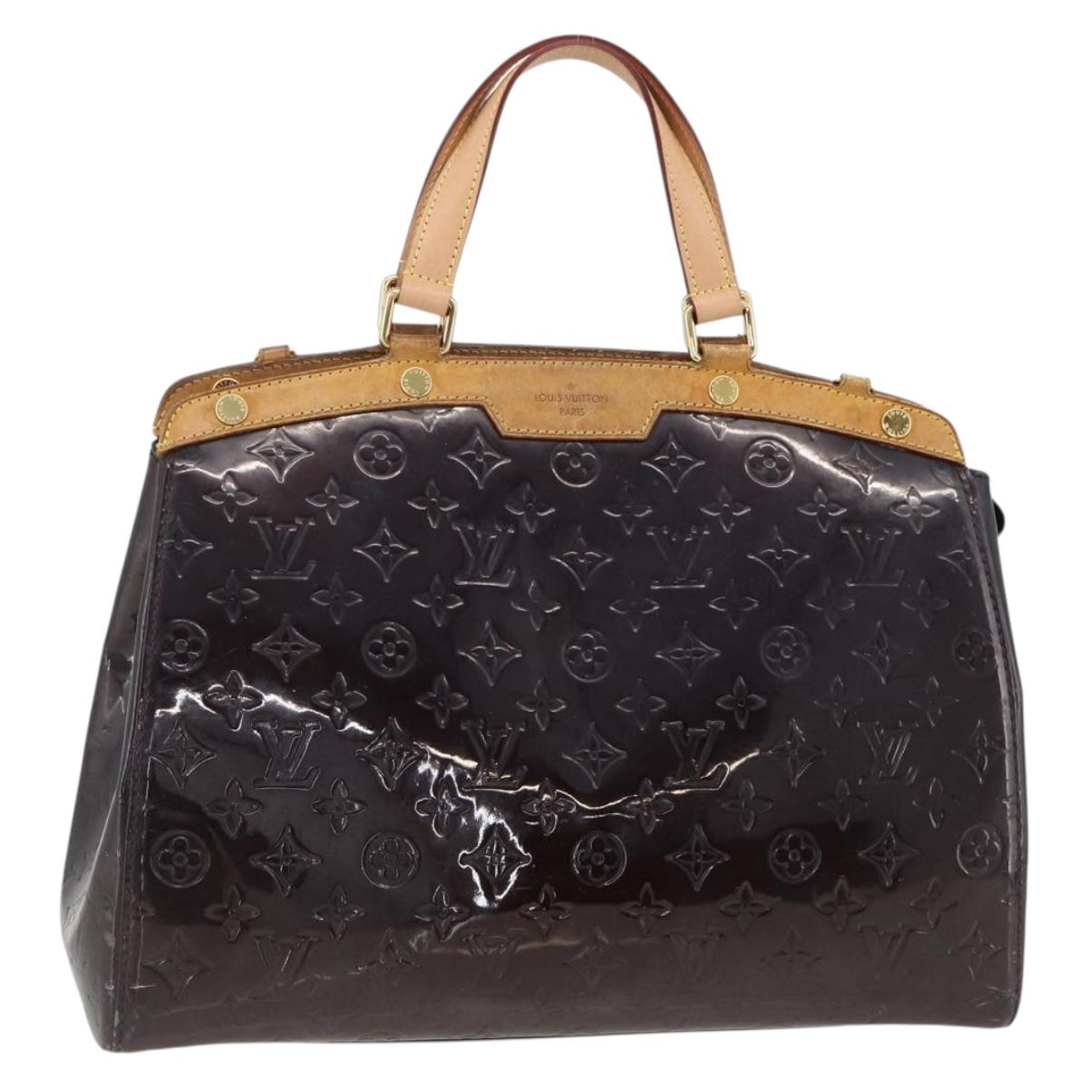 LOUIS VUITTON Monogram Vernis Blair GM Bag 2way Amarante M91616 LV Auth BSZ597