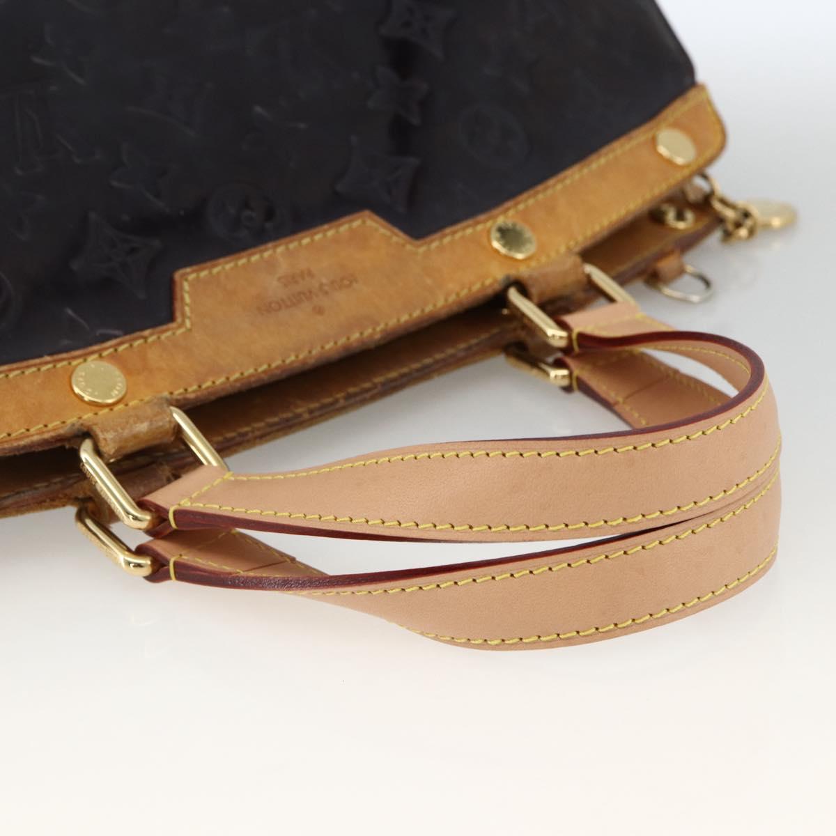 LOUIS VUITTON Monogram Vernis Blair GM Bag 2way Amarante M91616 LV Auth BSZ597