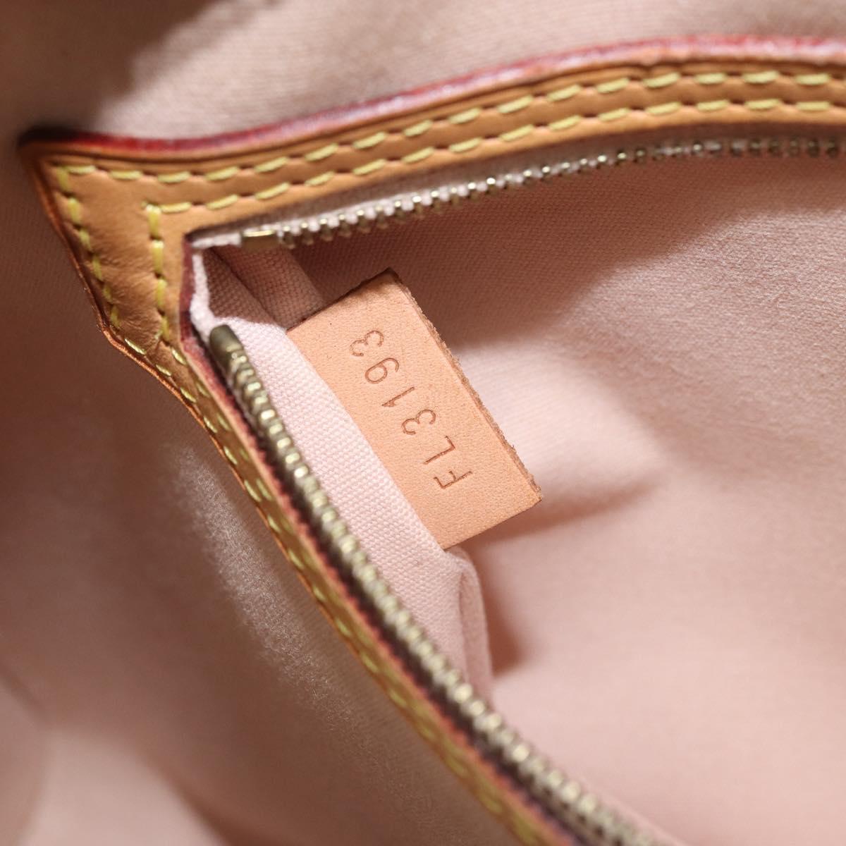 LOUIS VUITTON Vernis Blair MM Bag 2way Rose Angelique M90068 LV Auth BSZ598