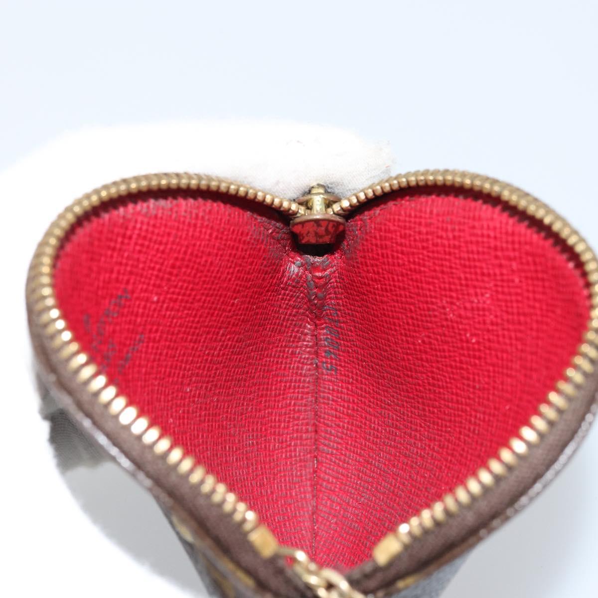 LOUIS VUITTON Monogram Cherry Porte Monnaie Ron Coin Purse M95043 Auth BSZ616A