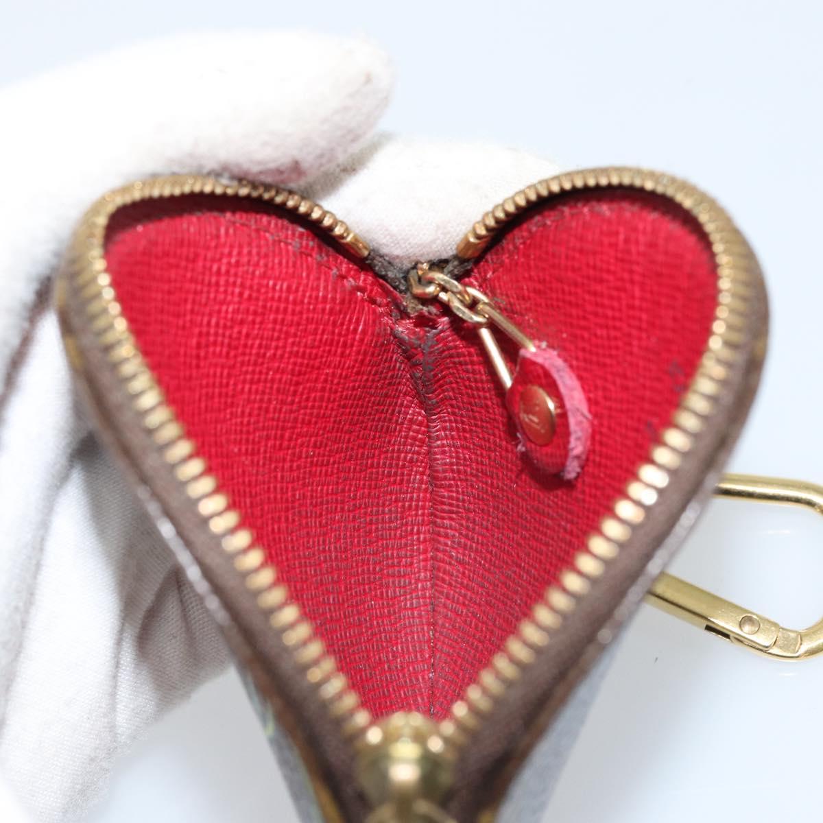 LOUIS VUITTON Monogram Cherry Porte Monnaie Ron Coin Purse M95043 Auth BSZ616A