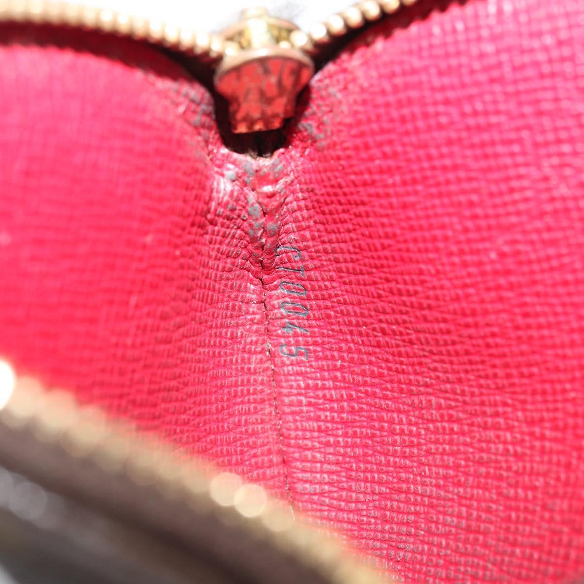 LOUIS VUITTON Monogram Cherry Porte Monnaie Ron Coin Purse M95043 Auth BSZ616A