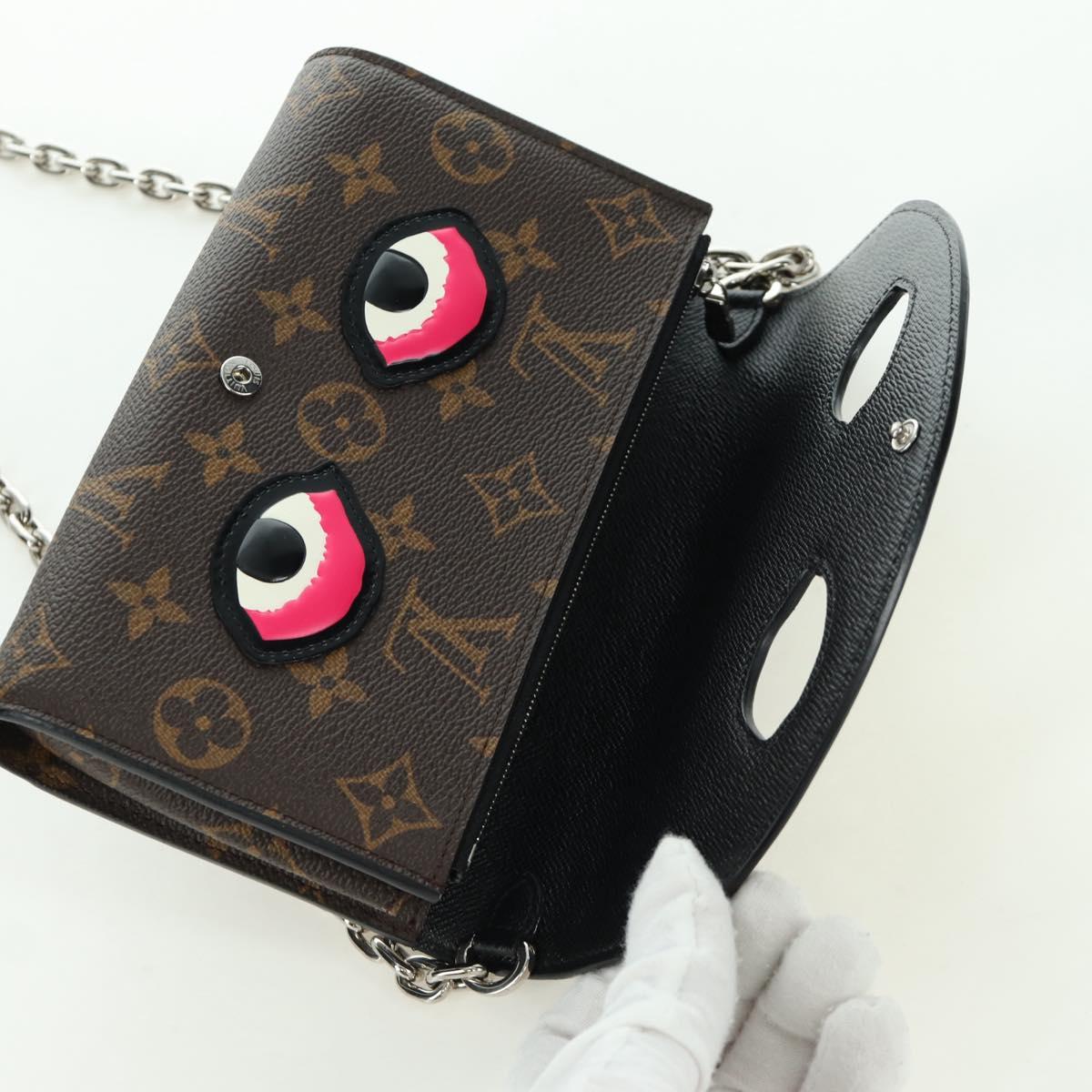 LOUIS VUITTON Yamamoto Kansai Portefeuille Chain Bag M67256 LV Auth BSZ668SAM