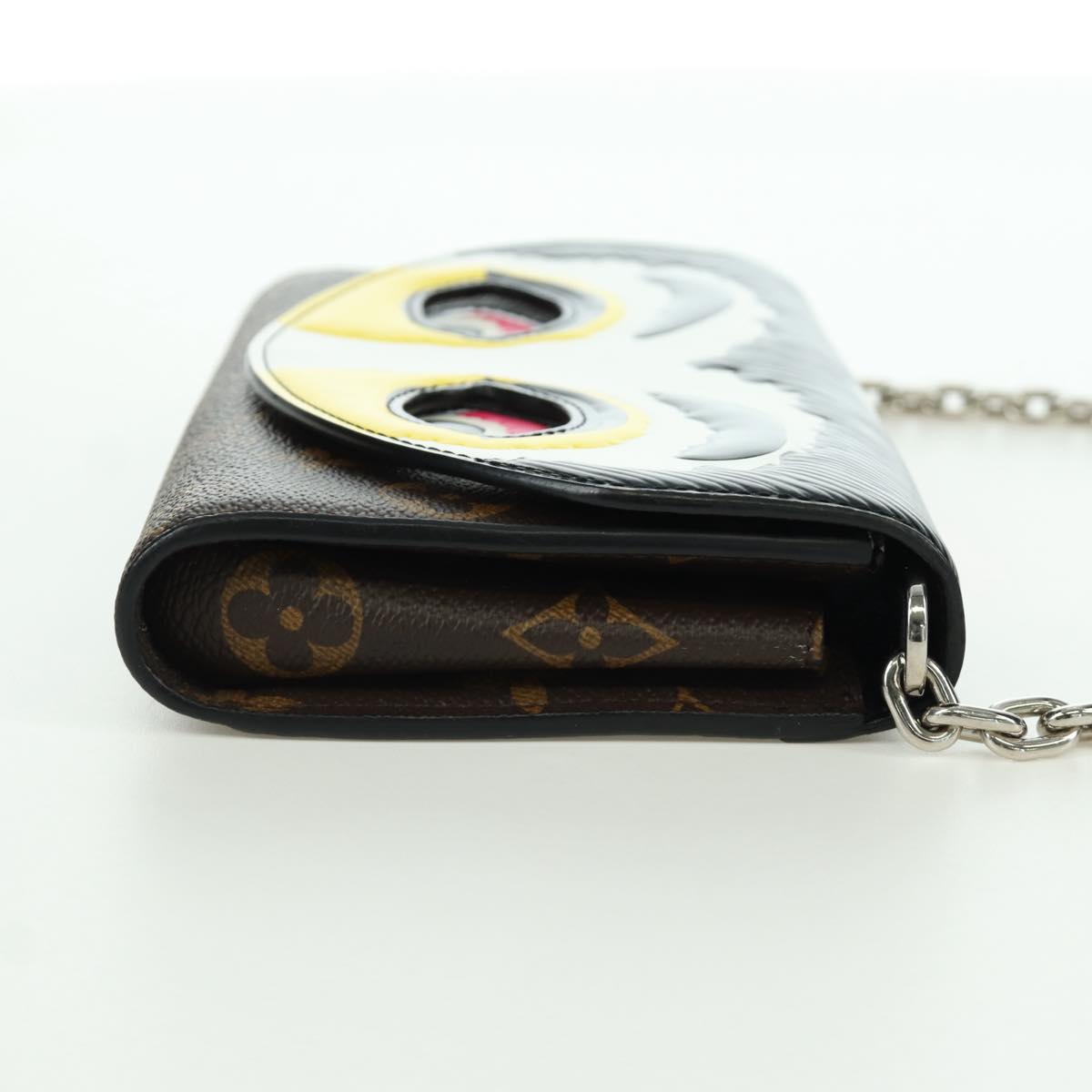 LOUIS VUITTON Yamamoto Kansai Portefeuille Chain Bag M67256 LV Auth BSZ668SAM
