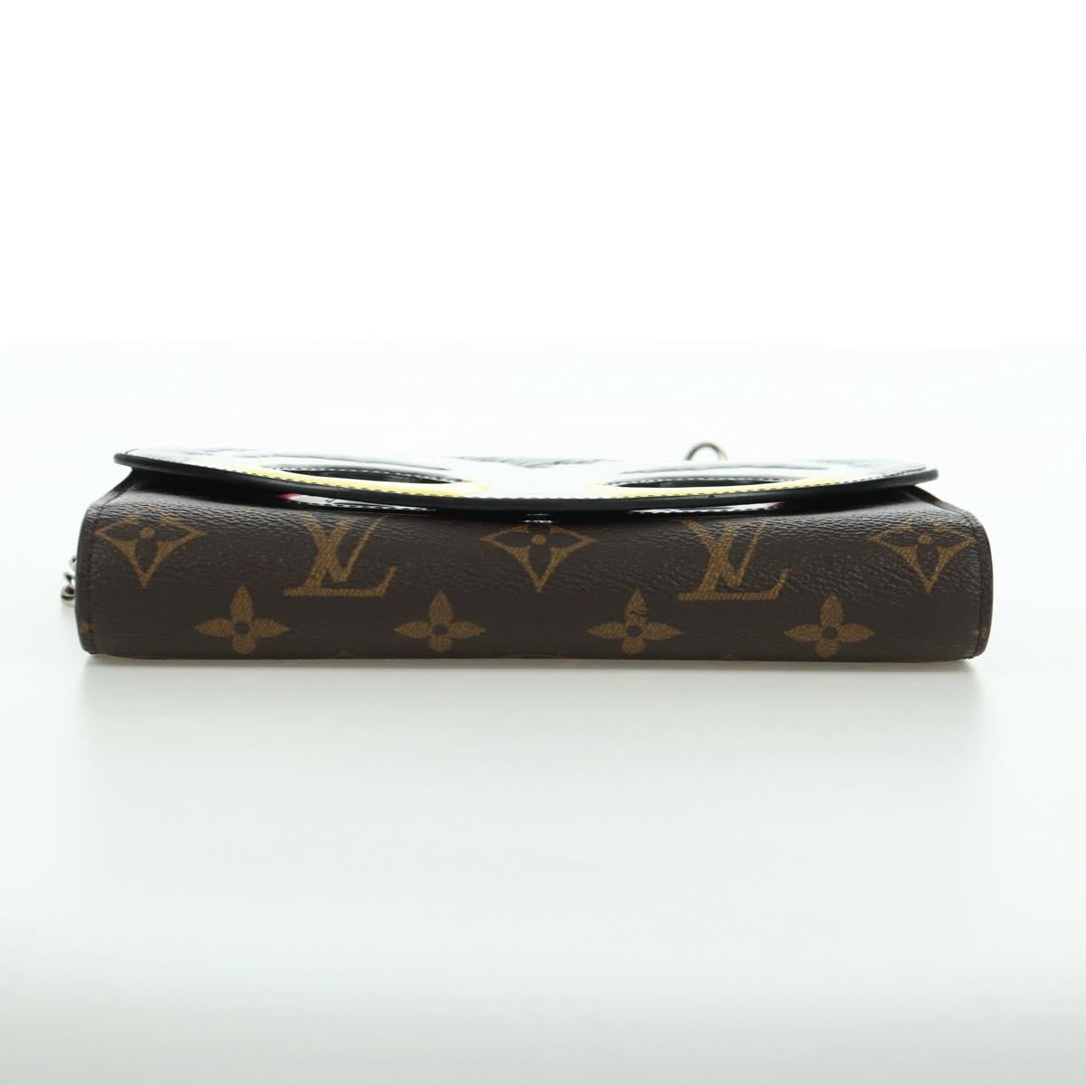 LOUIS VUITTON Yamamoto Kansai Portefeuille Chain Bag M67256 LV Auth BSZ668SAM