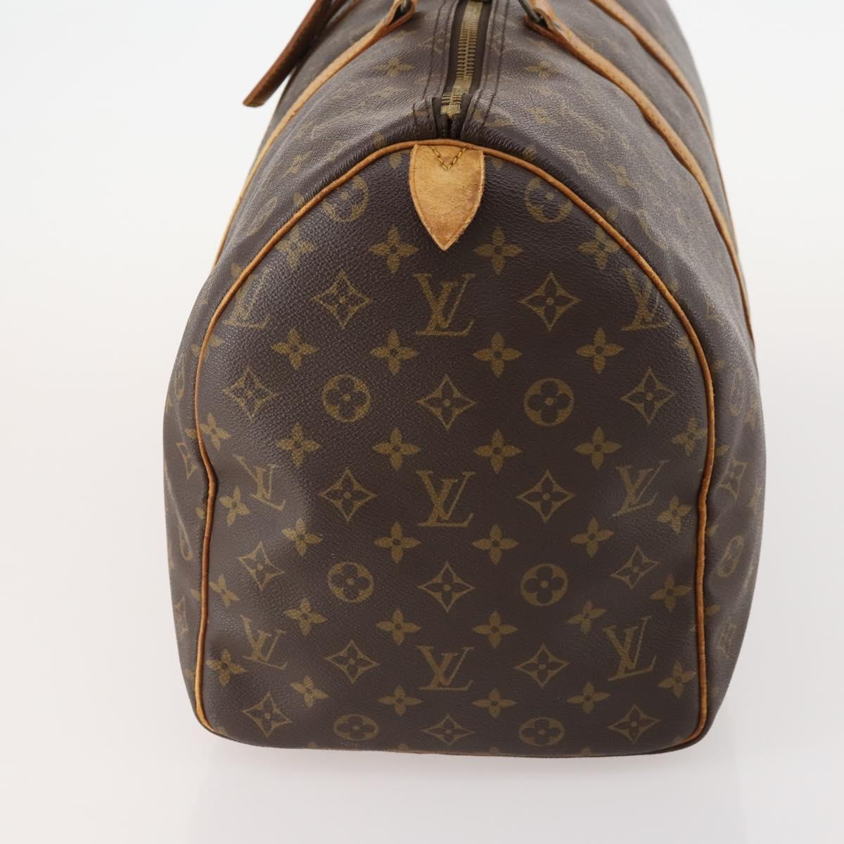 LOUIS VUITTON Monogram Keepall 50 Boston Bag M41426 LV Auth BSZ706